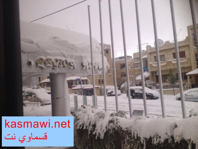 بالصور: الأردن ترتدي الحلة البيضاء والمرتفعات الشمالية تتغطى بالثلوج